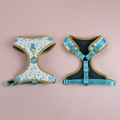Elegant White Love Heart Harness
