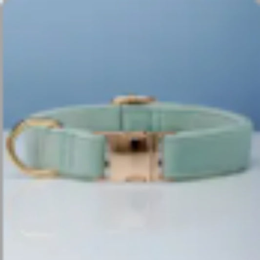 Velvet Personalise Dog Collar