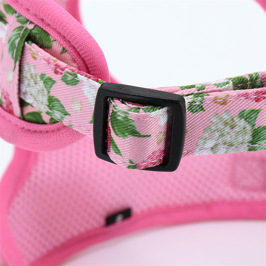 Purple Floral Harness